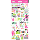 Doodlebug Design Color Me Crafty Icons Stickers (9095)
