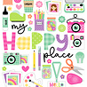 Doodlebug Design Color Me Crafty Icons Stickers (9095)