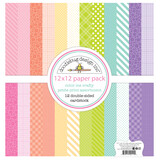 Doodlebug Design Color Me Crafty 12x12 Inch Petite Prints Assortment Pack (9111)