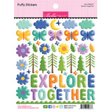 Bella BLVD Adventure Awaits Puffy Stickers Explore Together (BB3237)