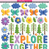 Bella BLVD Adventure Awaits Puffy Stickers Explore Together (BB3237) Bella BLVD Adventure Awaits Puffy Stickers Explore Together (BB3237)