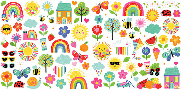 Bella BLVD Walking on Sunshine Ephemera Icons (BB3260)