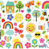 Bella BLVD Walking on Sunshine Ephemera Icons (BB3260)