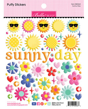 Bella BLVD Walking on Sunshine Puffy Stickers Sunny Day (BB3263) Bella BLVD Walking on Sunshine Puffy Stickers Sunny Day (BB3263)