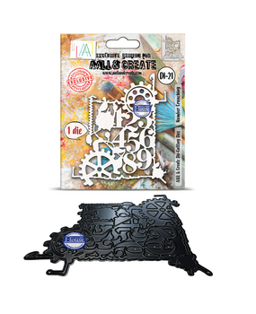Aall and Create Cell Figures Die-Cutting Die Set Number Crunching by Bipasha Bk (AALL-DI-021)