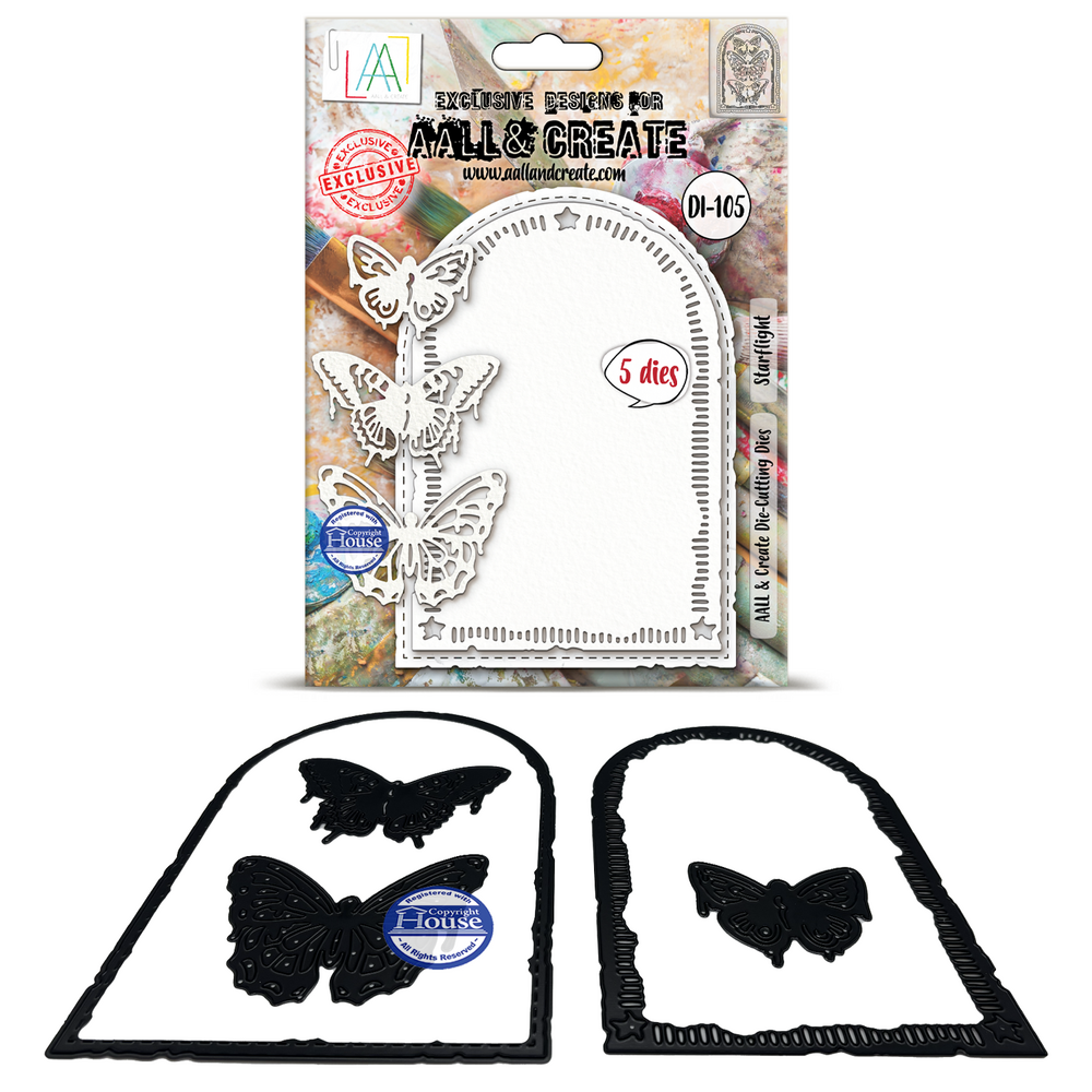 Aall and Create Starflight Figures Die-Cutting Die Set Starflight by Autour De Mwa & Co (AALL-DI-105) Aall and Create Starflight Figures Die-Cutting Die Set Starflight by Autour De Mwa & Co (AALL-DI-105)