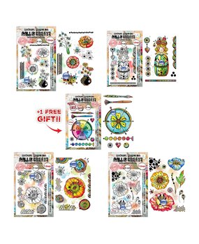 Aall and Create Lovely Couleurs A6 Stamp Bundle by Azoline (AALL-PCK-AZ001)
