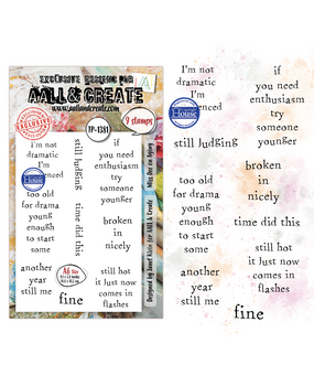 Aall and Create Dee Infiltered A6 Stamp Sets Miss Dee on Aging by Janet Klein (AALL-TP-1381) Aall and Create Dee Infiltered A6 Stamp Sets Miss Dee on Aging by Janet Klein (AALL-TP-1381)