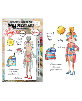 Aall and Create Dee Infiltered A7 Stamp Sets Salty Dee by Janet Klein (AALL-TP-1439)