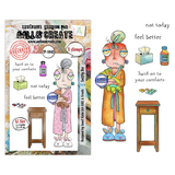 Aall and Create Dee Infiltered A7 Stamp Sets Sniffly Dee by Janet Klein (AALL-TP-1440)