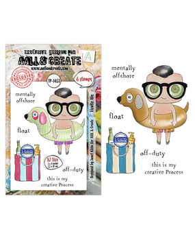 Aall and Create Dee Infiltered A7 Stamp Sets Floatie Abs by Janet Klein (AALL-TP-1451)