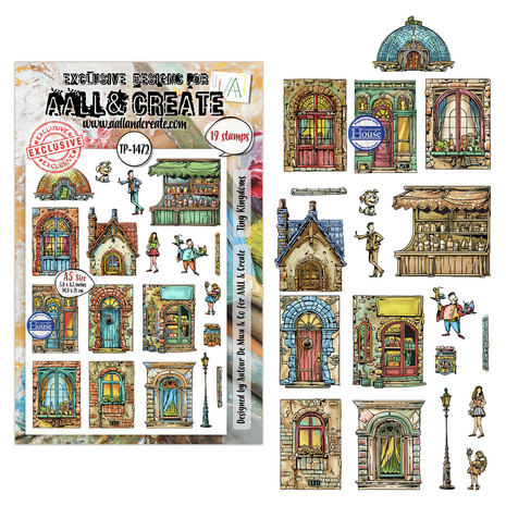 Aall and Create Dreamtropolis A5 Stamp Sets Tiny Kingdoms by Autour De Mwa & Co (AALL-TP-1472) Aall and Create Dreamtropolis A5 Stamp Sets Tiny Kingdoms by Autour De Mwa & Co (AALL-TP-1472)