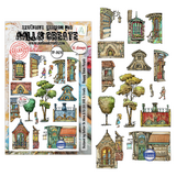 Aall and Create Dreamtropolis A5 Stamp Sets Happy Town People by Autour De Mwa & Co (AALL-TP-1474)