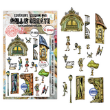Aall and Create Dreamtropolis A6 Stamp Sets Lantern Lane by Autour De Mwa & Co (AALL-TP-1476)