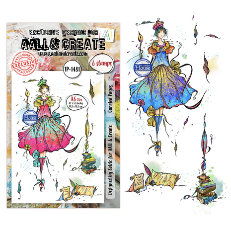 Aall and Create Carried Dreams A6 Stamp Sets Carried Pages by Soizic (AALL-TP-1481) Aall and Create Carried Dreams A6 Stamp Sets Carried Pages by Soizic (AALL-TP-1481)