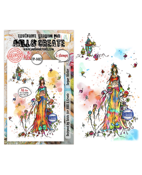 Aall and Create Carried Dreams A6 Stamp Sets Sugar Atelier by Soizic (AALL-TP-1482)