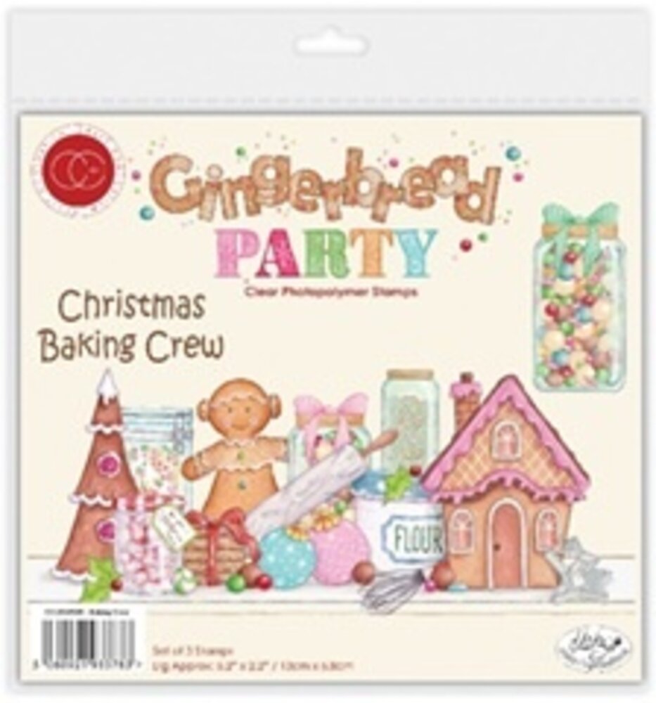 Craft Consortium Gingerbread Party A6 Photopolymer Stamp Set Cookie Tester by Helz Cuppleditch (CCLSTMP010) Craft Consortium Gingerbread Party A6 Photopolymer Stamp Set Cookie Tester by Helz Cuppleditch (CCLSTMP010)