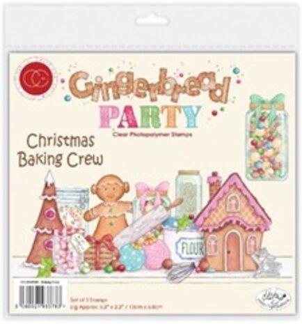 Craft Consortium Gingerbread Party A6 Photopolymer Stamp Set Cookie Tester by Helz Cuppleditch (CCLSTMP010) Craft Consortium Gingerbread Party A6 Photopolymer Stamp Set Cookie Tester by Helz Cuppleditch (CCLSTMP010)