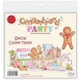 Craft Consortium Gingerbread Party A6 Photopolymer Stamp Set Made with Love by Helz Cuppleditch (CCLSTMP011)