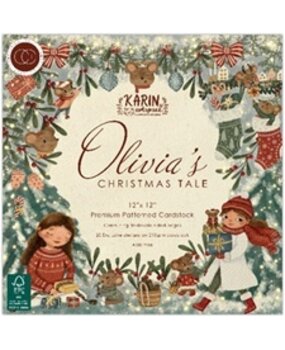 Craft Consortium Olivia's Christmas Tale 12x12 Inch Premium Paper Pad (CCPPAD050)