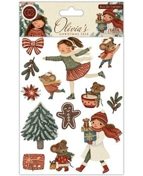 Craft Consortium Olivia's Christmas Tale Premium Rub-on Transfers Set (2pcs) (CCRUBT010)