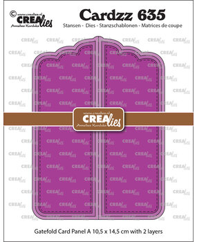 Crealies Cardzz Stansen Gatefold Card Paneel A (CLCZ635)