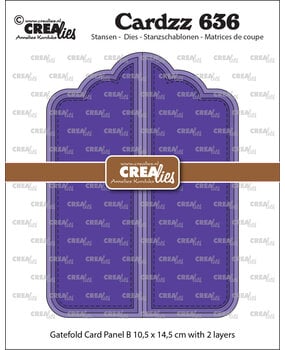 Crealies Cardzz Dies Gatefold Card Panel B (CLCZ636)