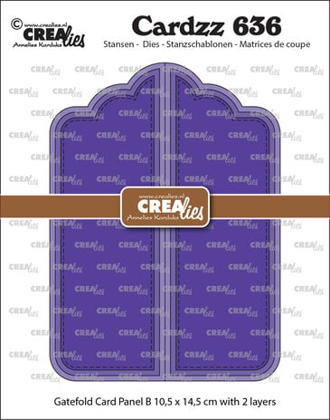 Crealies Cardzz Dies Gatefold Card Panel B (CLCZ636)
