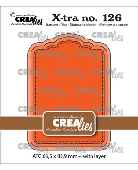 Crealies X-tra Stansen ATC Paneel A (CLXtra126)