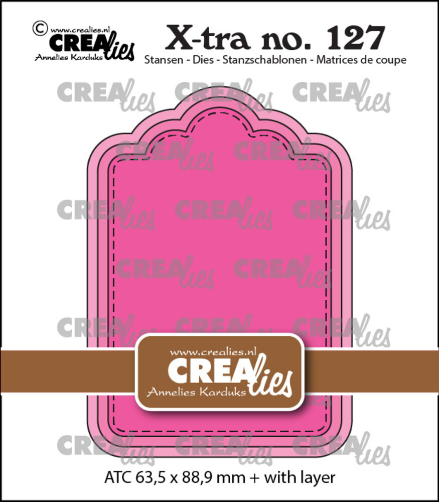Crealies X-tra Dies ATC Panel B (CLXtra127)