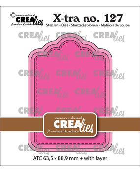 Crealies X-tra Stansen ATC Paneel B (CLXtra127)