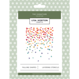 Lisa Horton Crafts The Signature Layering Stencils Falling Shapes (LHCAS259)