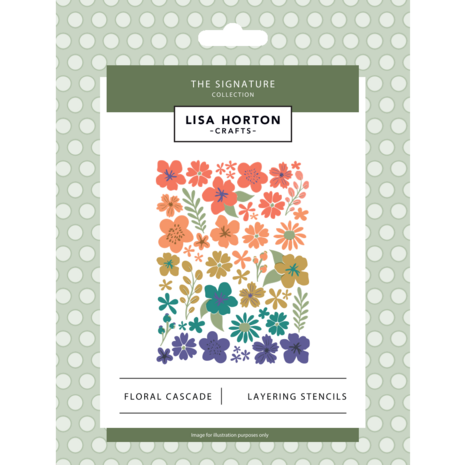Lisa Horton Crafts The Signature Layering Stencils Floral Cascade (LHCAS258) Lisa Horton Crafts The Signature Layering Stencils Floral Cascade (LHCAS258)