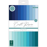Craft Consortium The Essentials A4 Premium Cardstock Pad  Blue Tones (CCCPAD004)