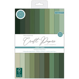 Craft Consortium The Essentials A4 Premium Cardstock Pad Green Tones (CCCPAD001)
