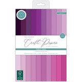 Craft Consortium The Essentials A4 Premium Cardstock Pad Purple Tones (CCCPAD003)