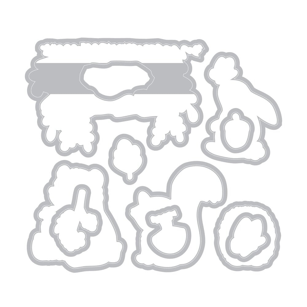 Sizzix Kid Create Clear Stamps Set w/Framelits Die Forest Friends (10+10pcs) (667153) Sizzix Kid Create Clear Stamps Set w/Framelits Die Forest Friends (10+10pcs) (667153)