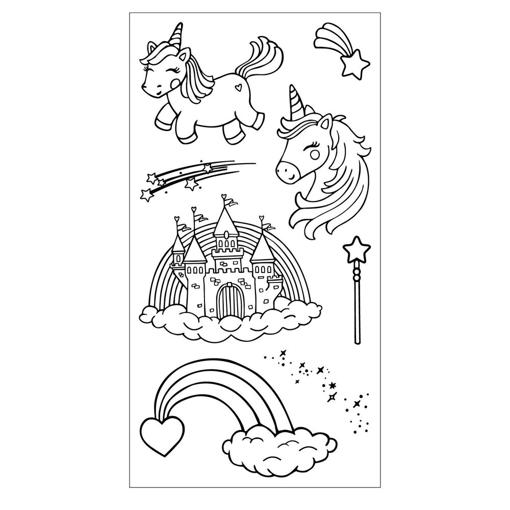 Sizzix Kid Create Clear Stamps Set w/Framelits Die S Unicorns and Rainbows (8+8pcs) (667154) Sizzix Kid Create Clear Stamps Set w/Framelits Die S Unicorns and Rainbows (8+8pcs) (667154)