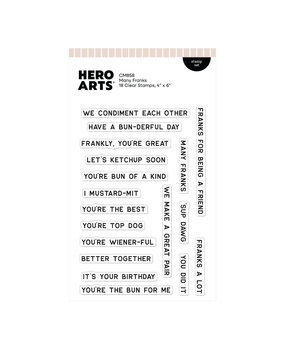Hero Arts Coney Club Clear Stamp Set Many Franks (CM858)