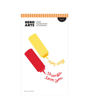 Hero Arts Coney Club Die Set Squeeze Bottle (DF299)