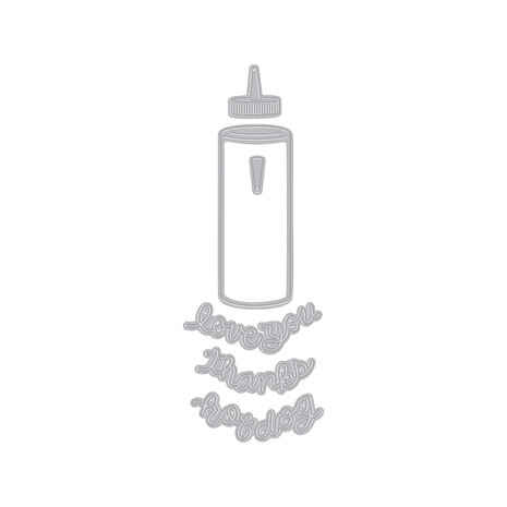 Hero Arts Coney Club Die Set Squeeze Bottle (DF299) Hero Arts Coney Club Die Set Squeeze Bottle (DF299)