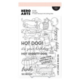 Hero Arts Coney Club Stamp & Cut Hot Dog (DC356)