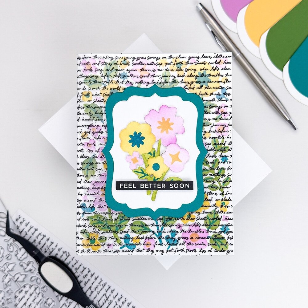 Hero Arts Birdsong Script Hero Transfers (RT150)