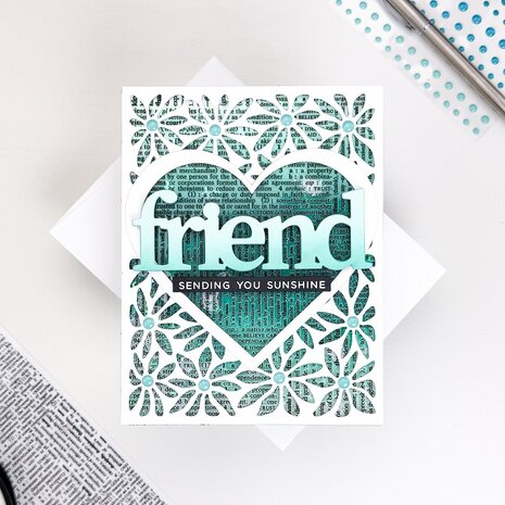 Hero Arts Friendly Type Hero Transfers (RT149)