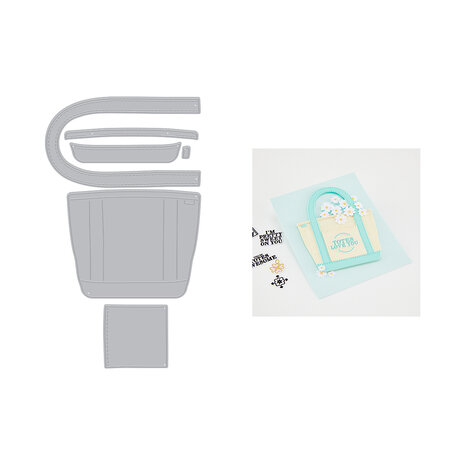 Hero Arts Tote-ally Awesome Die Set Tote Bag (DF295)