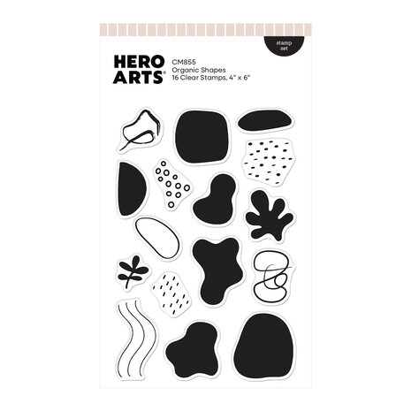 Hero Arts Fresh Flowers Clear Stamp Set Organic Shapes (CM855) Hero Arts Fresh Flowers Clear Stamp Set Organic Shapes (CM855)