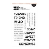 Hero Arts Fresh Flowers Clear Stamp Set Perfect Pairs (CM856)