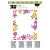Hero Arts Fresh Flowers Layering Stencil Set Floral Frame (SA326) Hero Arts Fresh Flowers Layering Stencil Set Floral Frame (SA326)