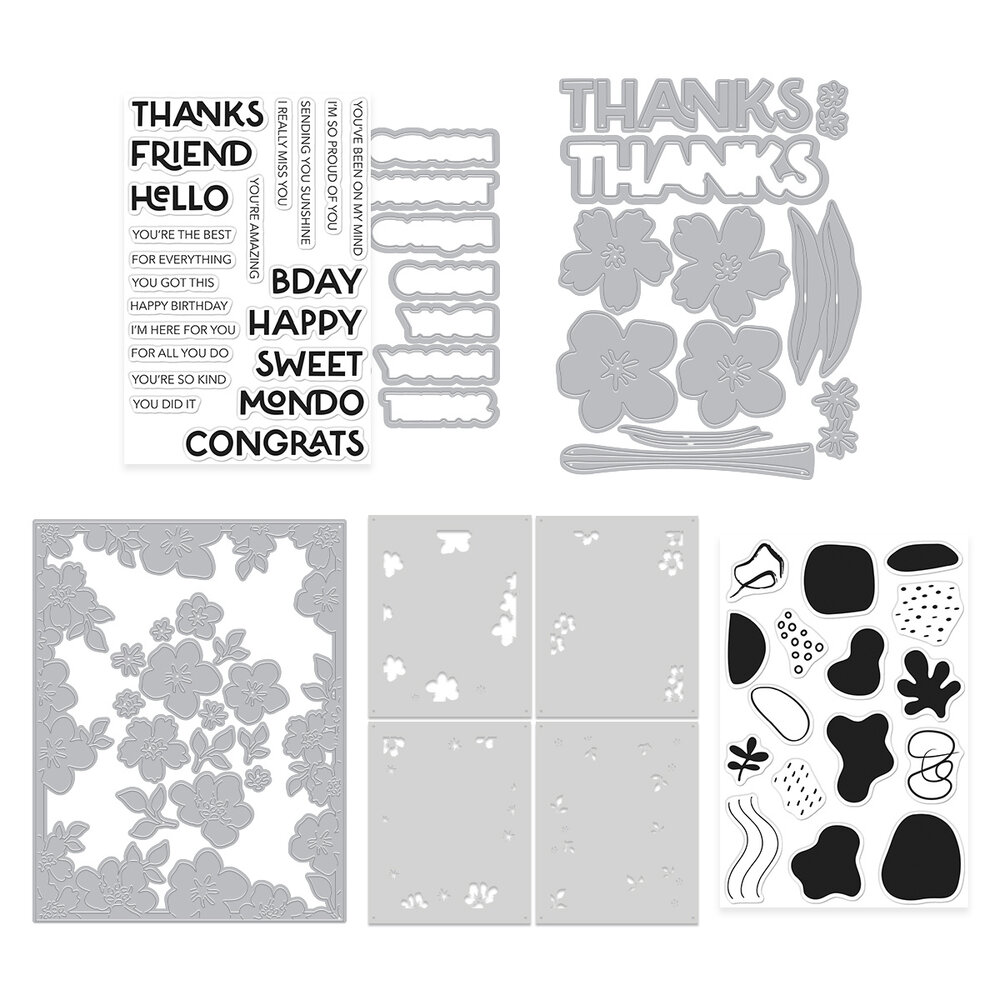 Hero Arts Fresh Flowers Want It All Bundle (WB1203) Hero Arts Fresh Flowers Want It All Bundle (WB1203)