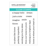 Spellbinders Whimsical Village Clear Stamp Set Wishes by Vicky Papaioannou (STP-270)